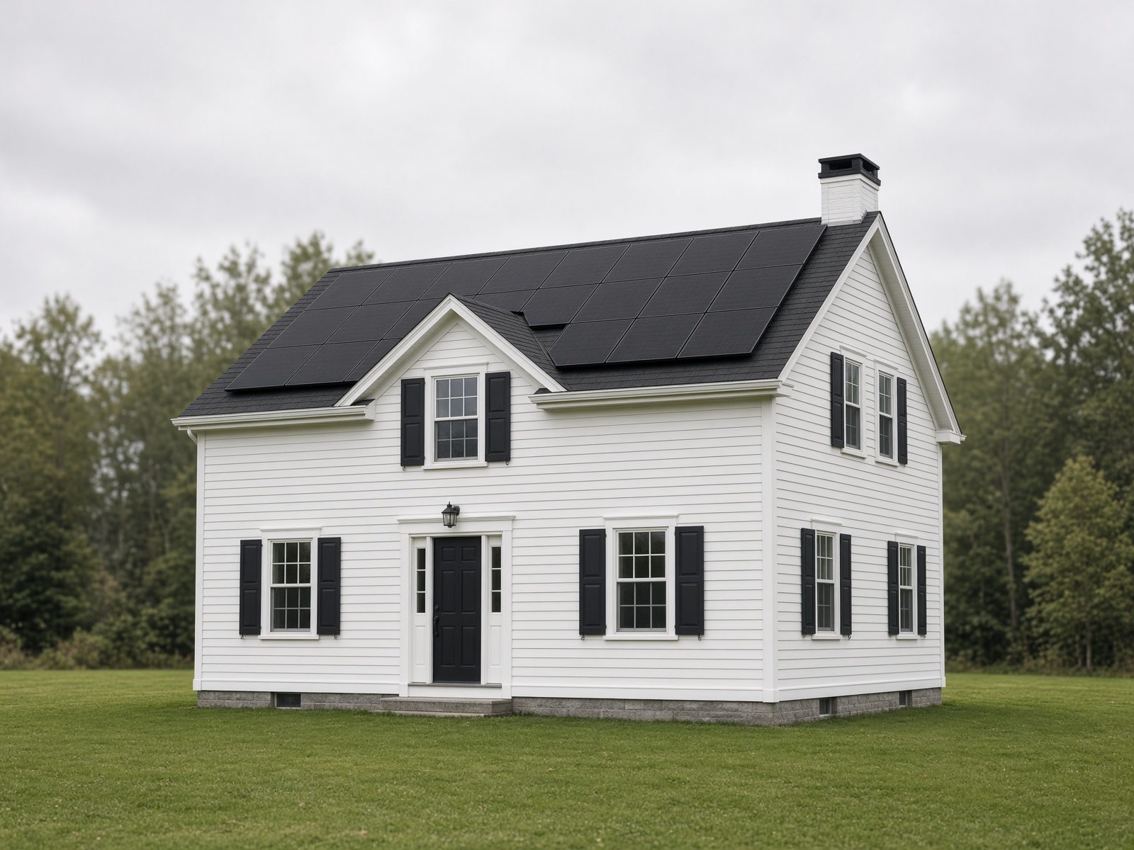 A Western New York home with a full solar roof
